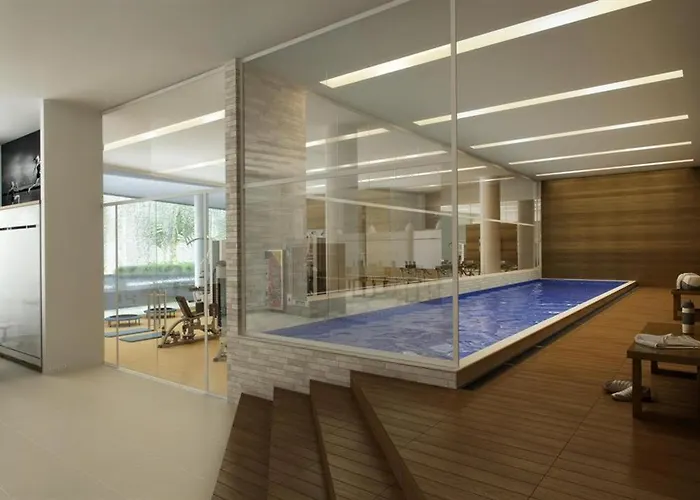 Flat Hotel Fusion com Varanda&Garagem